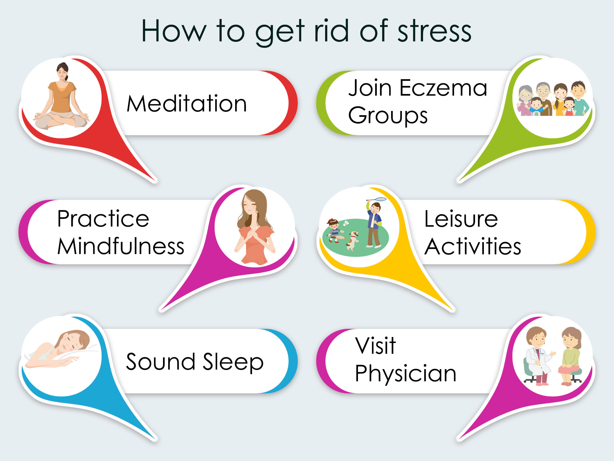 How to get rid of Stress in Eczema